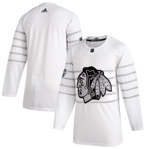 Herren Chicago Blackhawks Eishockey Trikot Weiß 2020 NHL All-Star Game